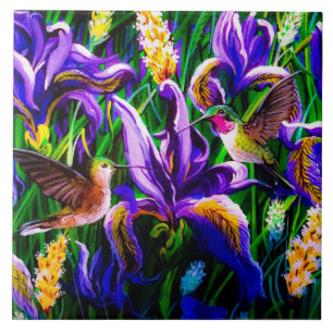 Hummingbird Dreams Tile Fliese