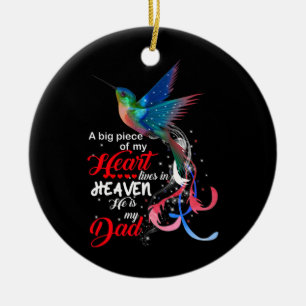Hummingbird Ein großes Stück meines Herzens lebt i Keramik Ornament