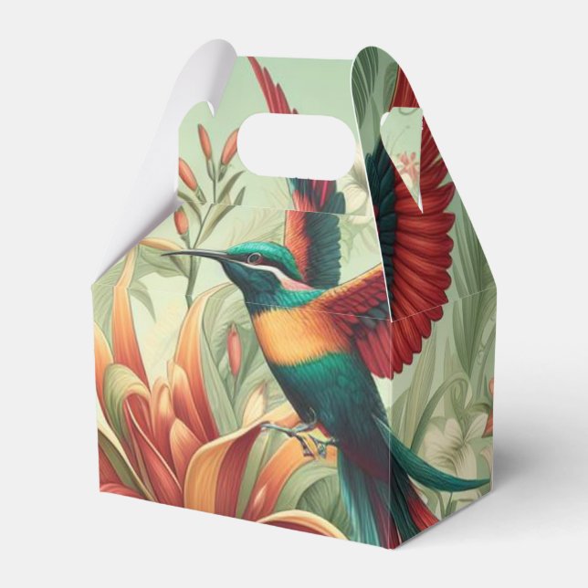 Hummingbird Favor Bag Geschenkschachtel (Vorderseite)