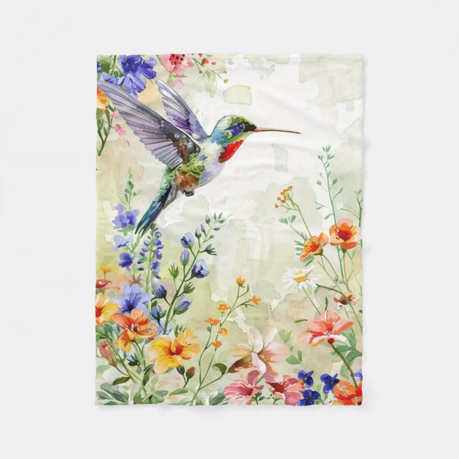 Hummingbird Fleecedecke (Vorderseite)