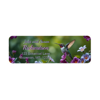 Hummingbird Floral Design Rücksendeadresse