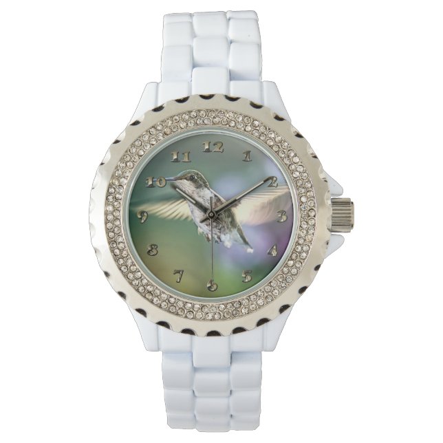 Hummingbird Flying Armbanduhr (Vorderseite)