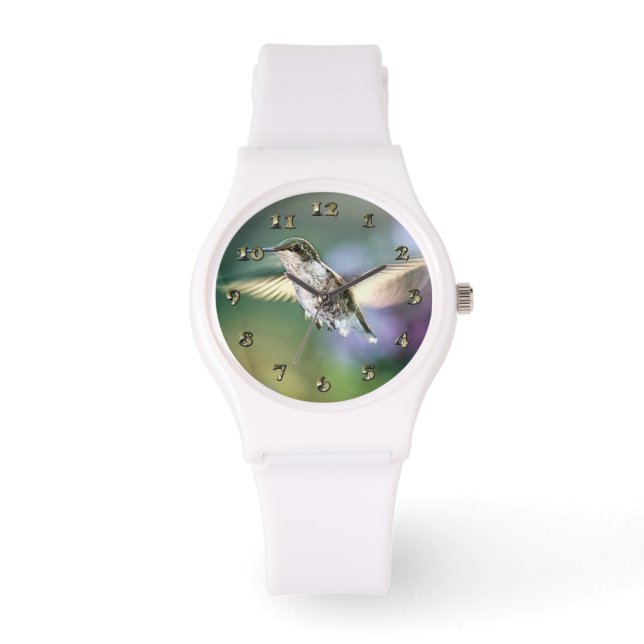 Hummingbird Flying Armbanduhr (Vorderseite)