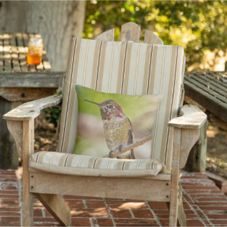 Hummingbird Foto Outdoor Throw Kissen