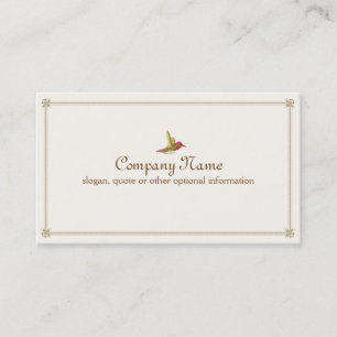 Hummingbird French Inspiriert Vintag Business Card Visitenkarte