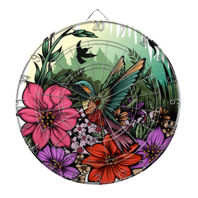 Hummingbird Garten Dartscheibe (vorne)