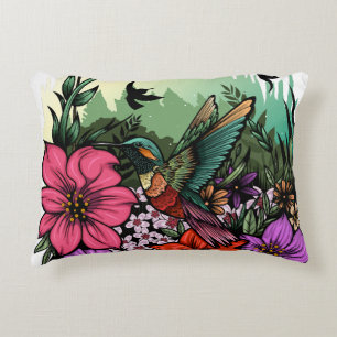 Hummingbird Garten Dekokissen
