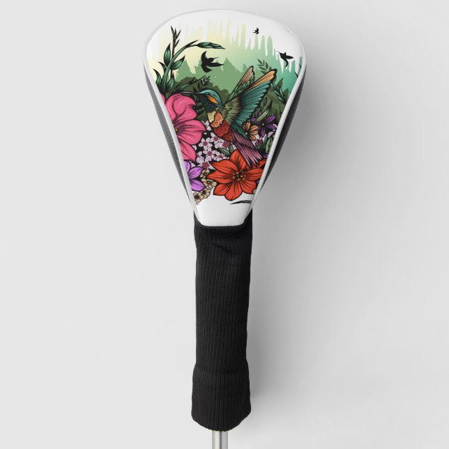 Hummingbird Garten Golf Headcover (Vorderseite)