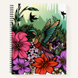 Hummingbird Garten Notizbuch