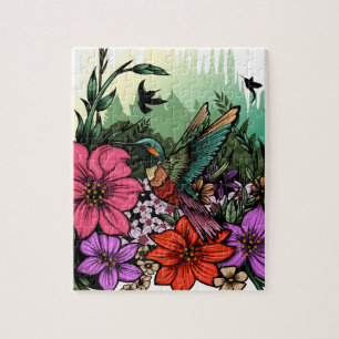 Hummingbird Garten Puzzle