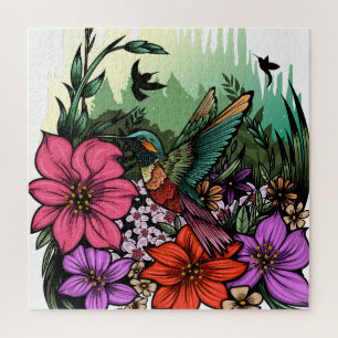 Hummingbird Garten Puzzle