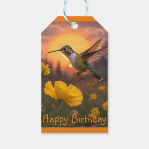Hummingbird Geburtstag Geschenkanhänger