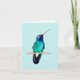Hummingbird-Grußkarte Karte