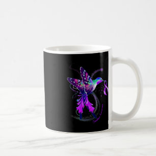 Hummingbird Halten Sie Lila Multifunktionsleisten- Kaffeetasse