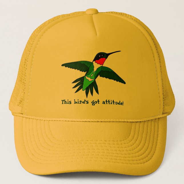 Hummingbird Hat - Got Attitude Truckerkappe (Vorderseite)
