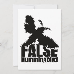 Hummingbird Hawk-Moth Butterfly - Entomologie Geek Einladung