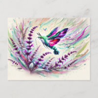 Hummingbird Hawk-Moth mit Schnitte in Ölgemälden