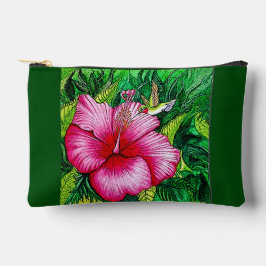 Hummingbird-Hibiskus Zubehörtasche