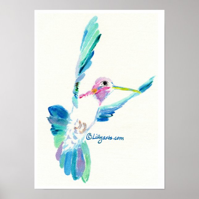 Hummingbird Hover Print and Poster (Vorne)