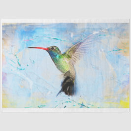 Hummingbird im Flight Tissue Paper Seidenpapier