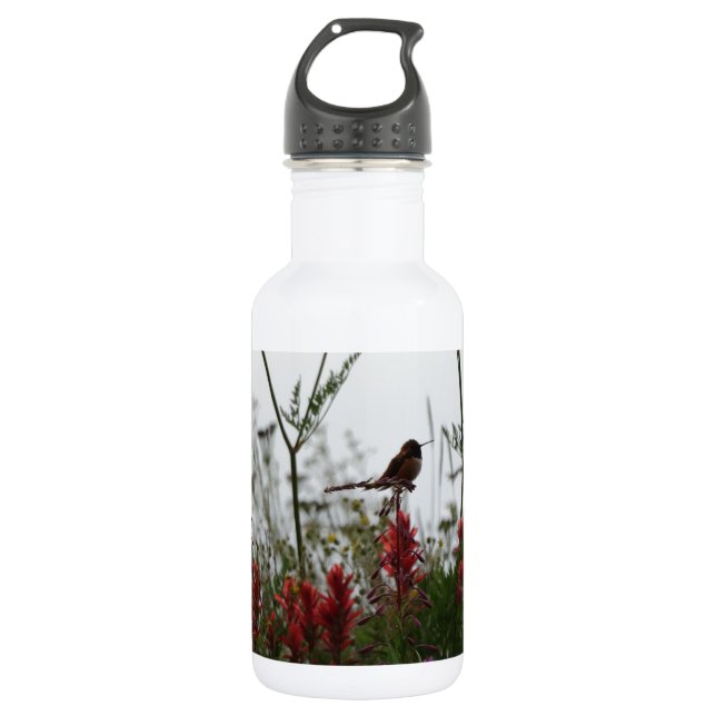 Hummingbird in Dusk Trinkflasche (Vorderseite)