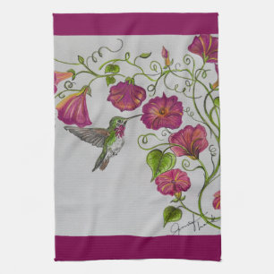 Hummingbird in Pink Küchentuch