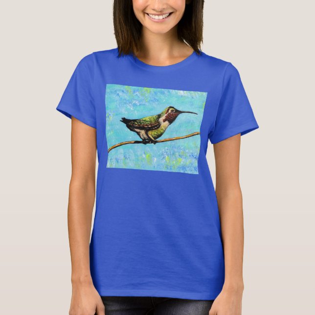 Hummingbird ist bereit zum Fliegen T-Shirt (Vorderseite)