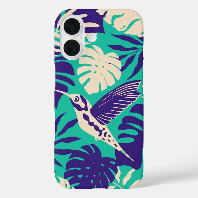 Hummingbird Jungle Case-Mate iPhone Hülle (Rückseite)