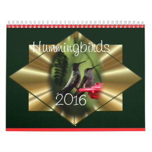 Hummingbird-Kalender 2016 - Jahr nach Bedarf änder Kalender