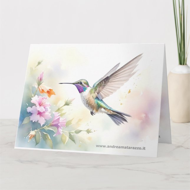 Hummingbird Karte (Vorderseite)