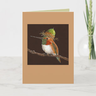 Hummingbird-Karte, (Rufous) Karte