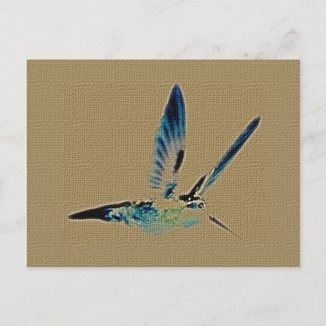 Hummingbird King Postcard Postkarte (Vorderseite)