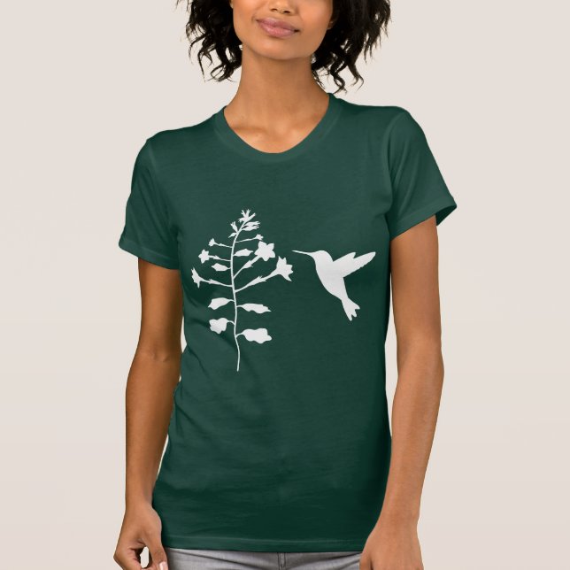 Hummingbird Ladys Shirt - Army (Vorderseite)