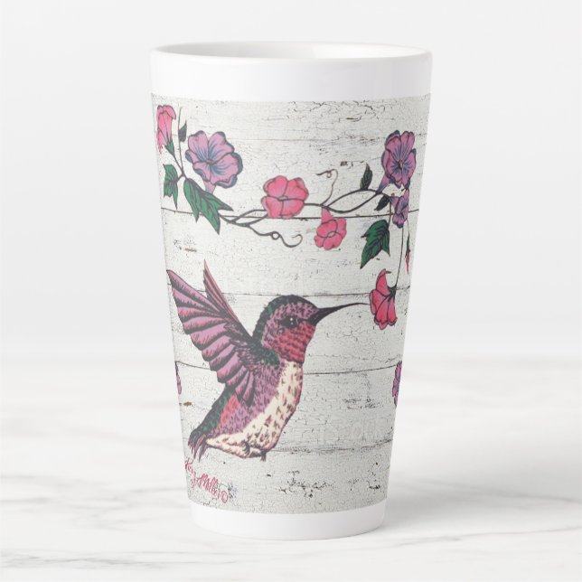 Hummingbird Latte Tasse (Vorderseite)