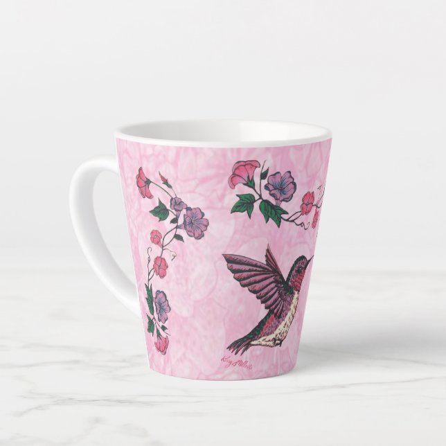 Hummingbird Latte Tasse (Linke Ecke)
