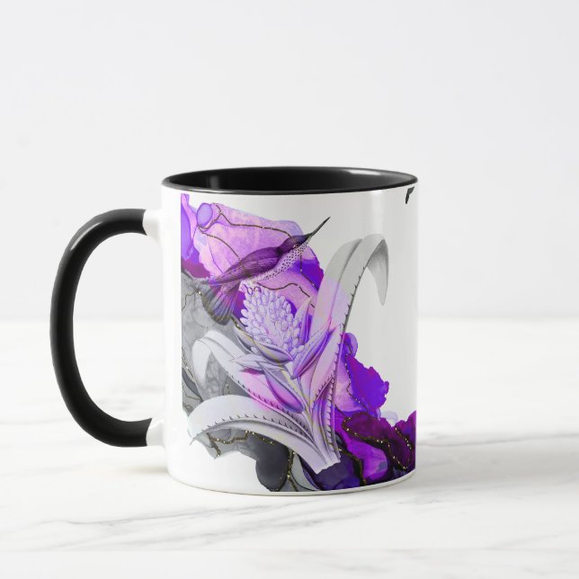 Hummingbird (Lila Design) Tasse (Links)