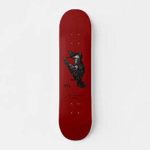 Hummingbird Logo Red Skateboard