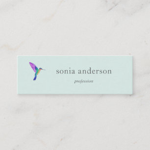 Hummingbird Mini Business Card Mini Visitenkarte