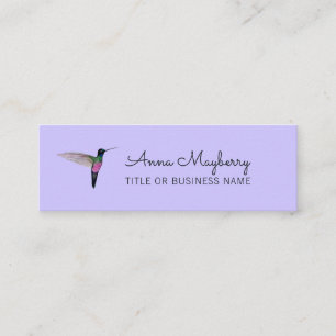 Hummingbird Mini Business Card Mini Visitenkarte