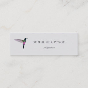 Hummingbird Mini Business Card Visitenkarte