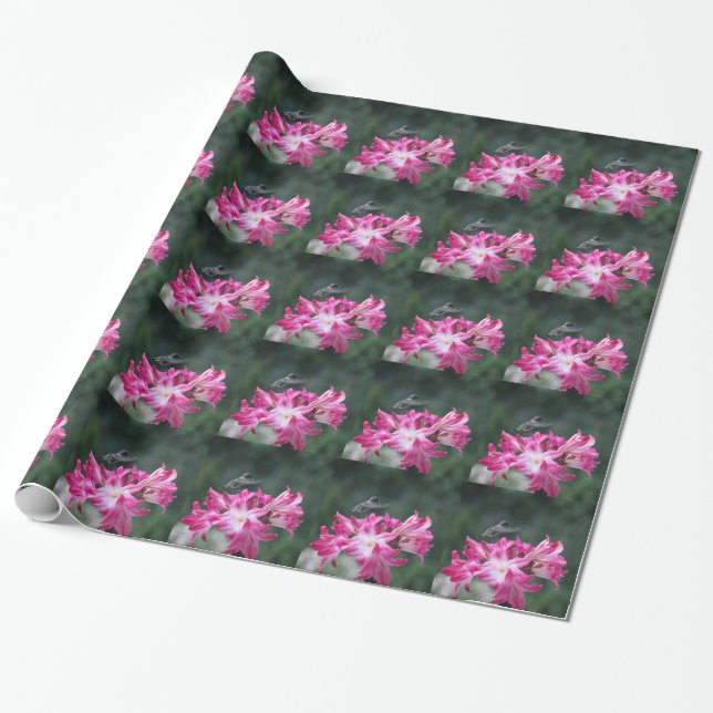 Hummingbird mit Belladonna-Lilien Geschenkpapier (Ungerollt)