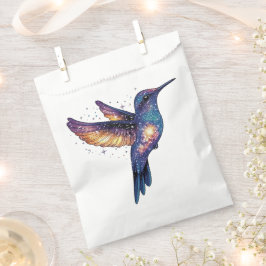 Hummingbird mit Sternenhimmel-Galaxy-Vogel Geschenktütchen