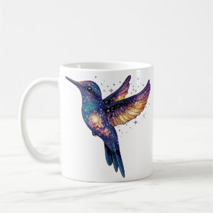 Hummingbird mit Sternenhimmel-Galaxy-Vogel Kaffeetasse