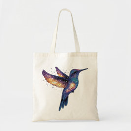 Hummingbird mit Sternenhimmel-Galaxy-Vogel Tragetasche
