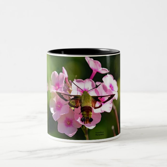 Hummingbird-Motte Zweifarbige Tasse (Mittel)