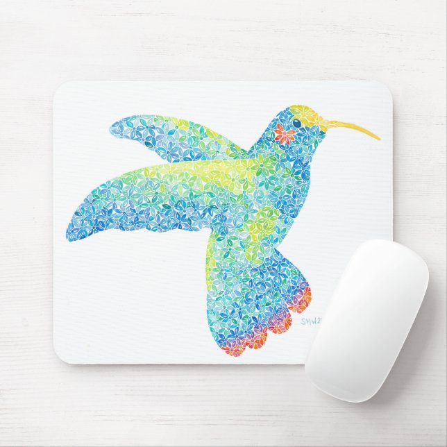 Hummingbird Mouse Pad Mousepad (Mit Mouse)