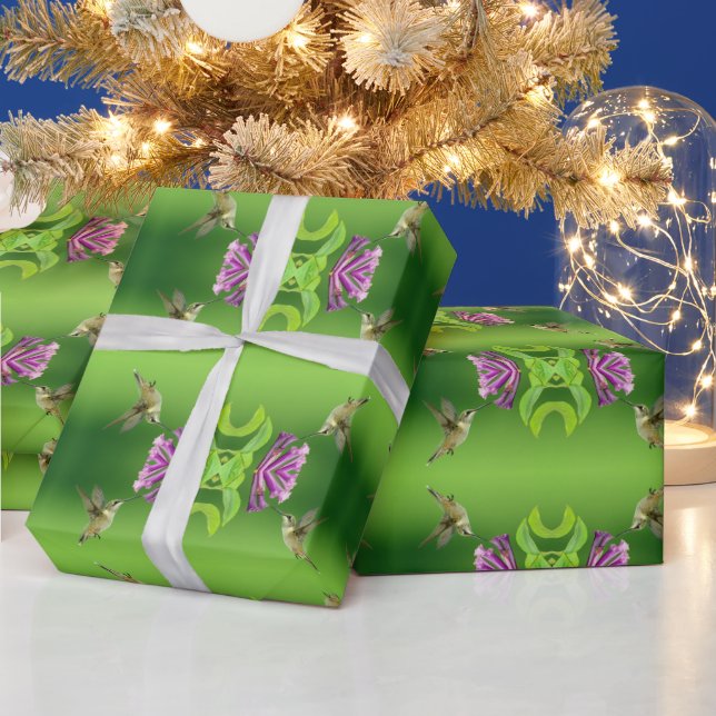 Hummingbird-Musterpapier Geschenkpapier (Feiertage)