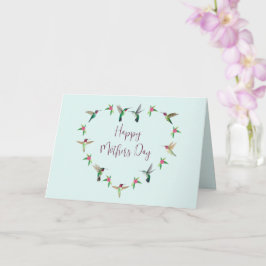 Hummingbird Muttertagskarte Karte