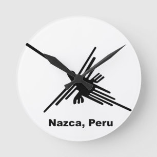 Hummingbird Nazca, Peru Runde Wanduhr