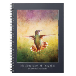 Hummingbird Notebook | Nature Art Journal Notizblock